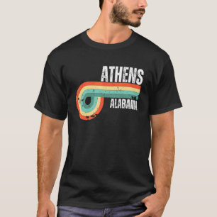 Camiseta Atenas Cidade Alabama Estado Antigo Retro Lembranç