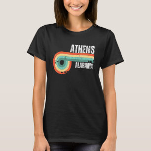 Camiseta Atenas Cidade Alabama Estado Antigo Retro Lembranç
