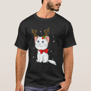 Camiseta Atenas de Rena de Natal para Homens Mulheres