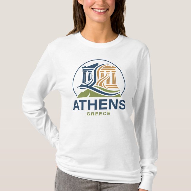 Camiseta Aténas Grécia Acrópole Partenon (Frente)