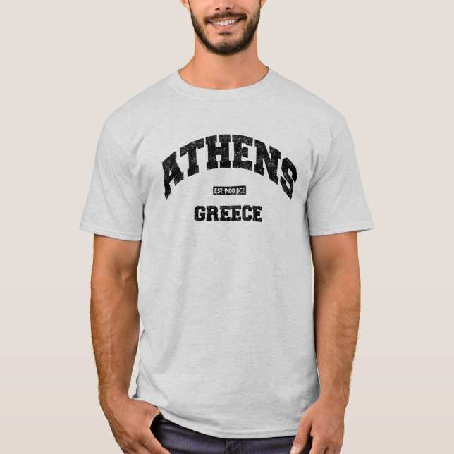 Camiseta Atenas, Grécia Est. 1400 Atraente Atlético T (Frente)