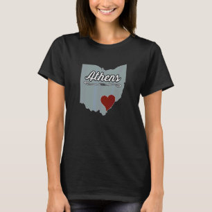 Camiseta ATÉNAS Ohio OH Cidade Estado EUA  Lembrancinha Fof