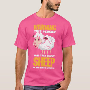 Camiseta Atenção A Carneiro Que Esta Pessoa Pode Falar Sobr