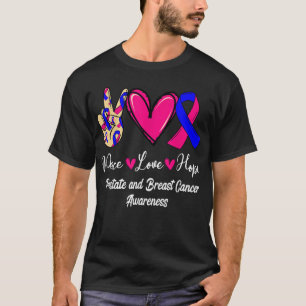 Camiseta Atenção à próstata e ao Cancer amam pino de espera