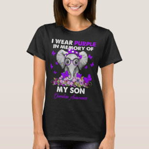 Camiseta Atenção à sobredosagem da borboleta elefante Eu