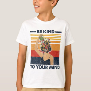 Camiseta Atenção À Sua Mente Para A Consciência Da Saúde Me