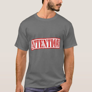 Camiseta Atenção amigos