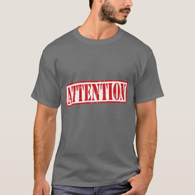 Camiseta Atenção amigos (Frente)
