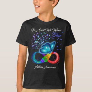 Camiseta Atenção ao Autismo das Borboletas - em abril Vesti