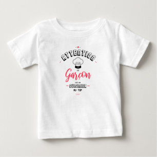 Camiseta Atenção cozinheiro ao sinalizar