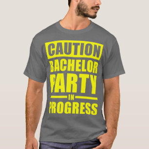 Camiseta Atenção despedida de solteira Ideia de presente en