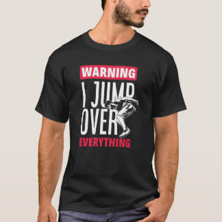 Camiseta Atenção, Eu Pulo Por Tudo O Parkou Em Liberdade