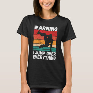 Camiseta Atenção, Eu Pulo Por Tudo O Parkour De Freerunning