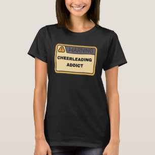 Camiseta Atenção Eu Sou um Viciado em Cheerleading Meme