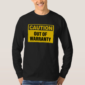 Camiseta Atenção fora da garantia Cotação