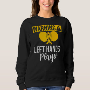 Camiseta Atenção jogador canhoto Tênis de Mesa  