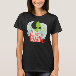 Camiseta Atenção Plena & Saúde Mental Calma - Apenas Respir