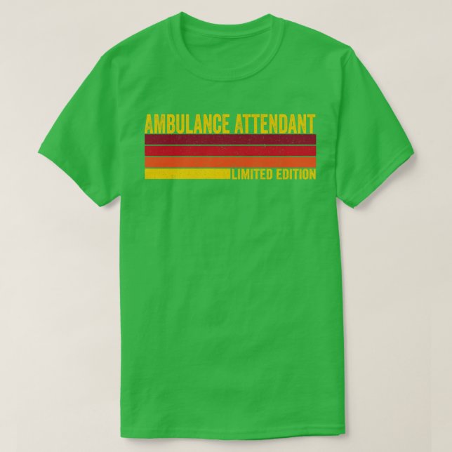 Camiseta Atendedor de Ambulância (Frente do Design)