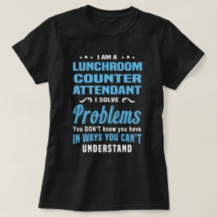 Camiseta Atendedor de Contador do Lunchroom