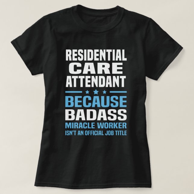 Camiseta Atendedor de Cuidados Residenciais (Frente do Design)