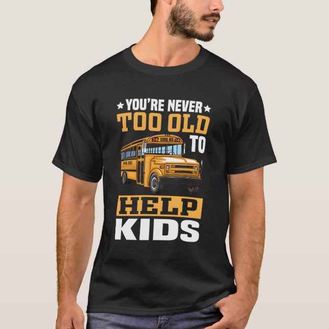 Camiseta Atendedor De Ônibus Escolar Para Monitor De Ônibus (Frente)