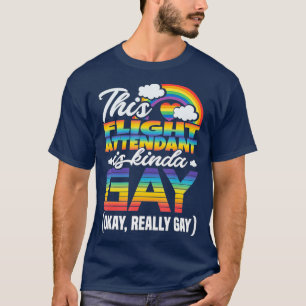 Camiseta Atendedor de Voo gay