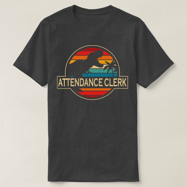 Camiseta Atendedor Dinossauro (Frente do Design)