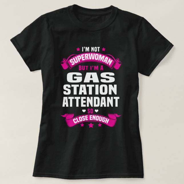 Camiseta Atendente de Posto de Gasolina (Frente do Design)