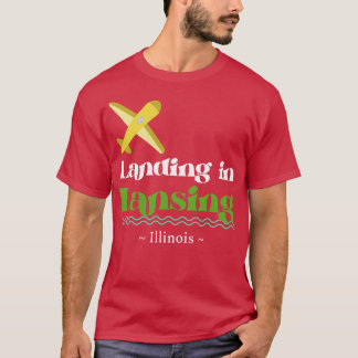 Camiseta Aterrissando em Lansing TSirt
