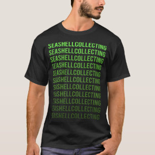 Camiseta Aterro de concha do mar para recolha de conchas