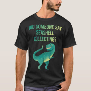 Camiseta Aterro de concha do mar para recolha de conchas