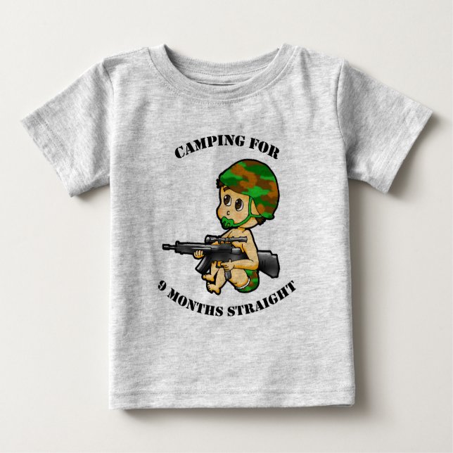 Camiseta Aterro para Criança de bebê (Frente)