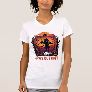 Camiseta Aterrorizante Mas Fofo Morcego De Halloween Menina