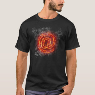 Camiseta Ateu - A de queimadura @