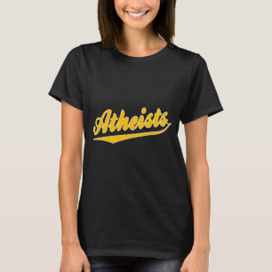Camiseta Ateu da Equipe Estilo Beisebol