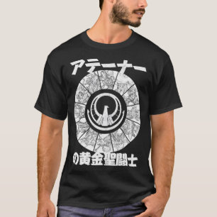 Camiseta Athena Dourado Santos White