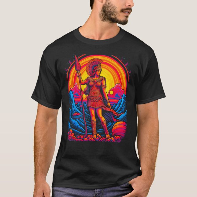 Camiseta Athena Greek Mythology Goddess (Frente)