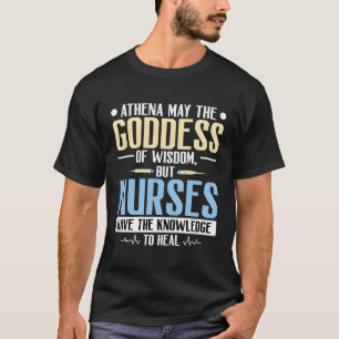 Camiseta Athena Pode A Deusa Das Enfermeiras Da Sabedoria