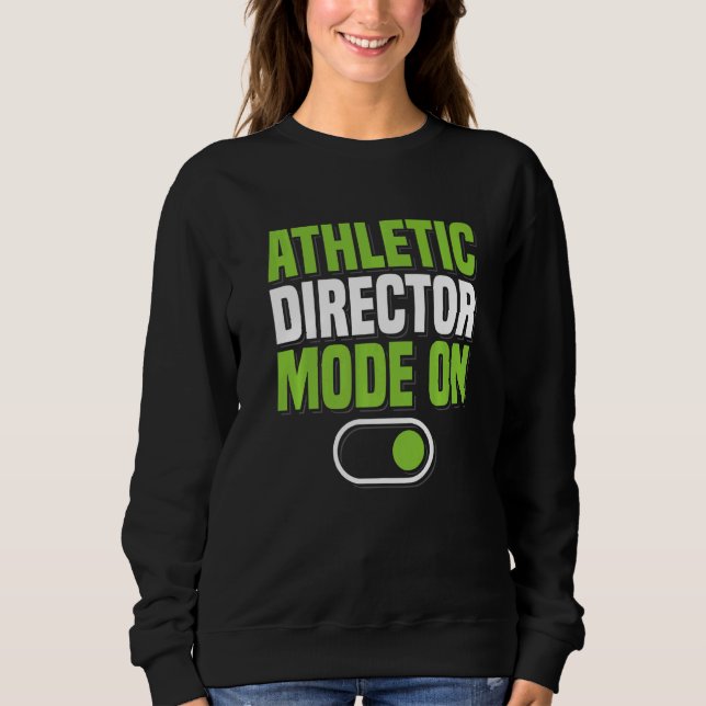 Camiseta Athletic Director Mode On AD Administrator Apparel (Frente)