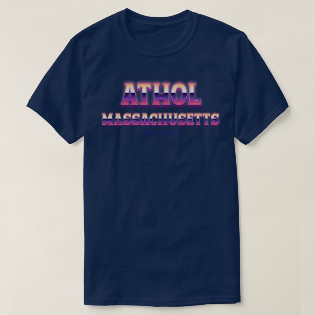 Camiseta Athol Massachusetts (Frente do Design)