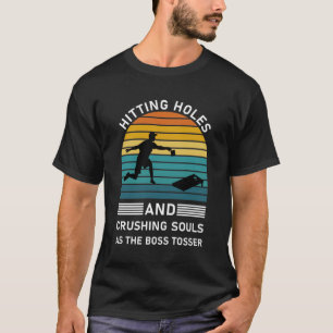 Camiseta Atingindo Buracos e Esmagando Almas - Cornhole
