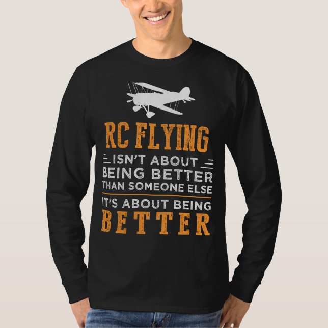 Camiseta Atingindo Nova Altura com RC Voando e Humor! (Frente)