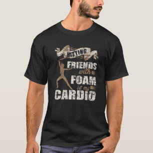 Camiseta Atingir Amigos com Espuma é meu Cardio Larp