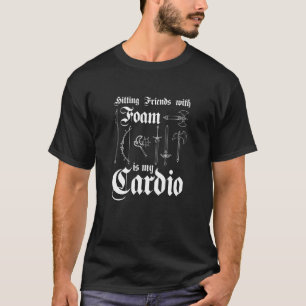 Camiseta Atingir Amigos Com Espuma É Minha Larper De Cardio