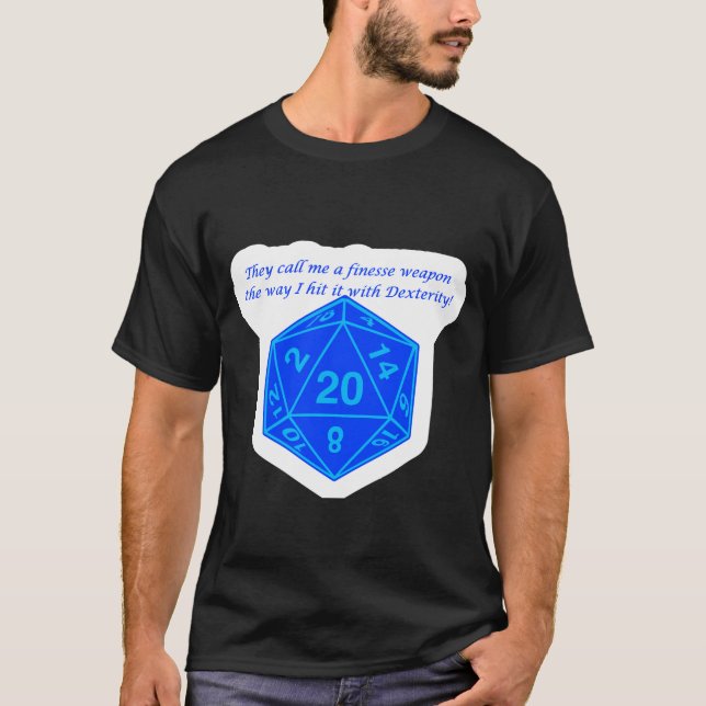 Camiseta Atingir com azul de destreza (Frente)