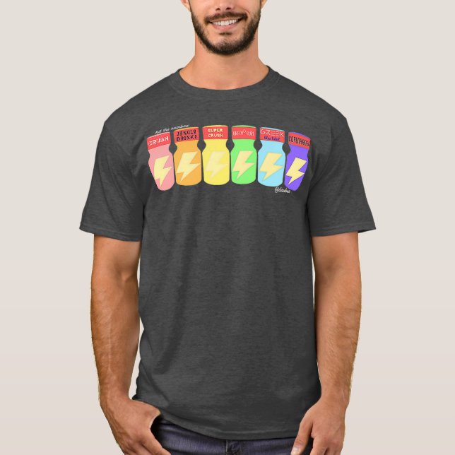 Camiseta Atingir o Rainbow Poppers Modern (Frente)