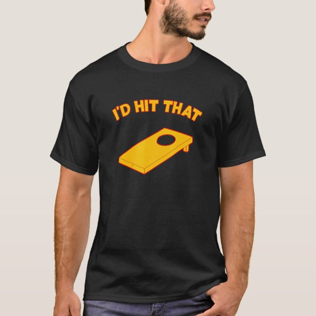 Camiseta Atingiria a Cornualha, Bean Bag Cornhole 2 (Frente)