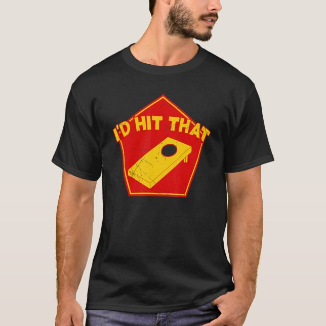 Camiseta Atingiria a Cornualha do Corno. (Frente)