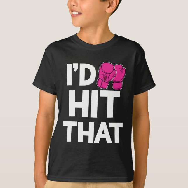 Camiseta Atingiria aquela caixa de chutes com luvas cor-de- (Frente)