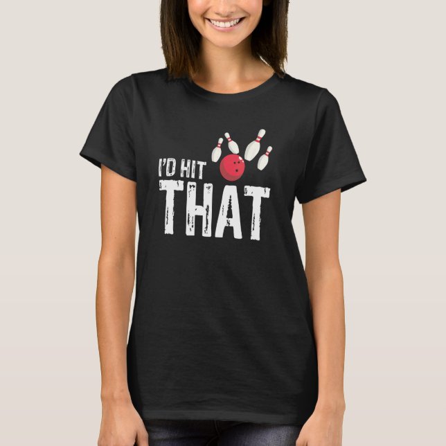 Camiseta Atingiria o Vintage Bowler presente (Frente)